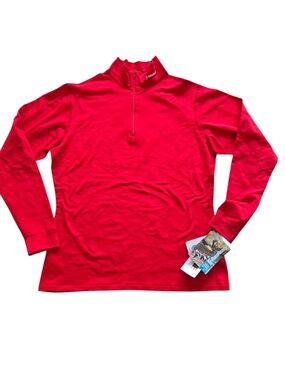 RaceReady Dryline 1/4 Zip Athletic Top NWT Red Women’s Large USA